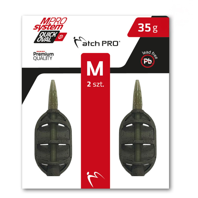 Koszyk MPRO System Method QUICK OVAL M / 35g 2szt